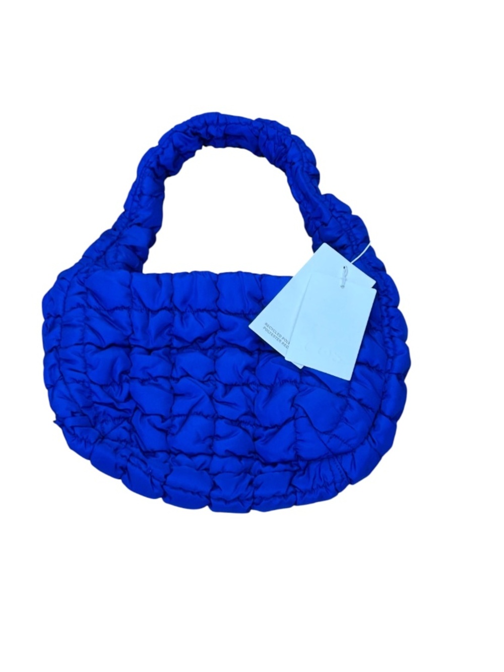 NWT COS Blue Quilted Purse Bag New with tag